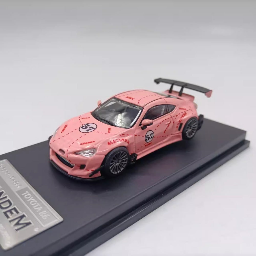 1/64 Scale Toyota GT86 Pandem Rocket Bunny Diecast Model Car