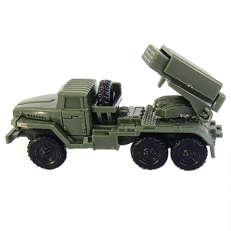 1/72 Scale BM-21 Grad Russian Multiple Rocket Launcher Pre-built Plastic Collectible Model