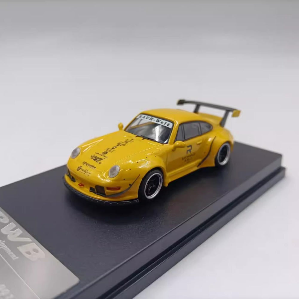 1/64 Scale RWB Porsche 911 (993) Sports Car Diecast Model