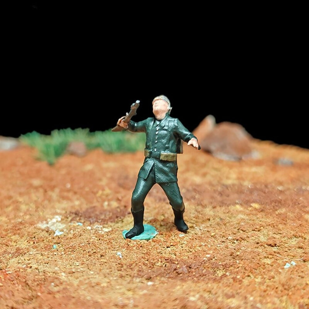 1/72 Scale Soldiers Painted Figures for Model Battlefield Dioramas