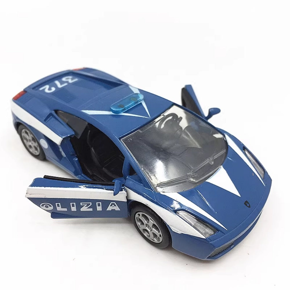1/43 Scale Lamborghini Gallardo Italy Polizia Diecast Model Car