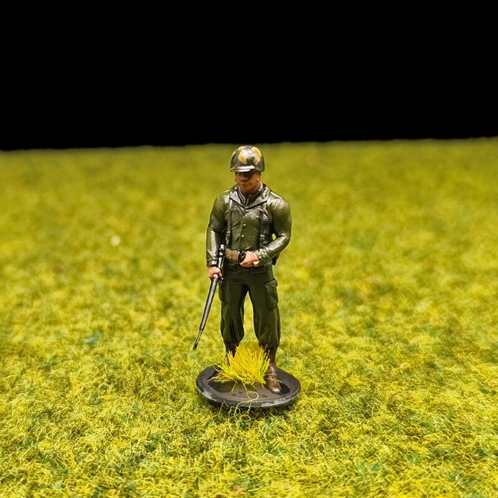 1/72 Scale WWII US Soldiers Painted Figures for Model Dioramas