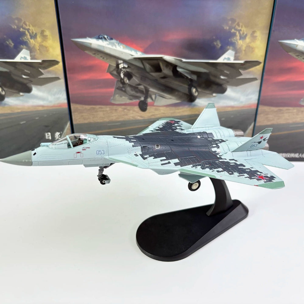 Su-57 Felon Stealth Multirole Fighter 1/100 Scale Diecast Aircraft Model