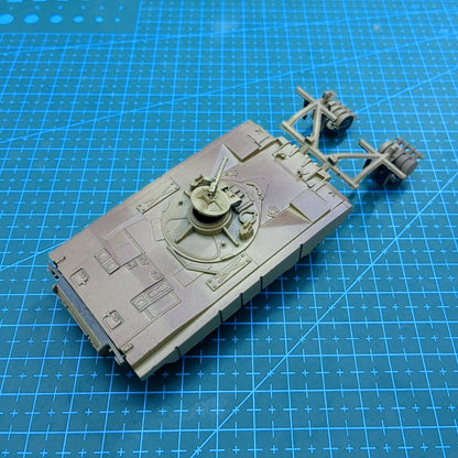 1/72 Scale M1 Panther II Mine-Clearing Vehicle Pre-built Plastic Collectible Model