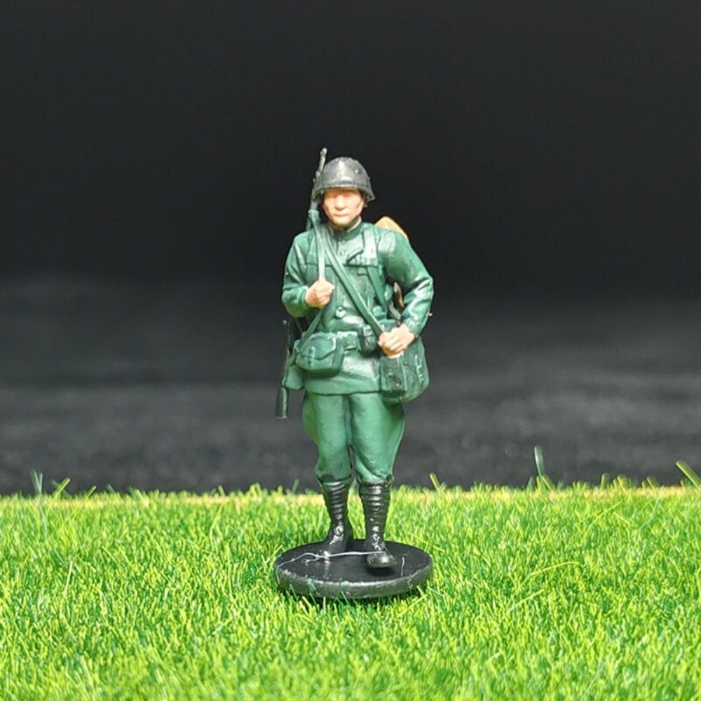 1/72 Scale WWII Soldiers Painted Miniature Figures for Model Dioramas