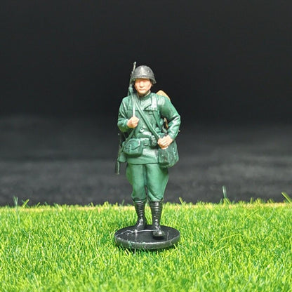 1/72 Scale WWII Soldiers Painted Miniature Figures for Model Dioramas