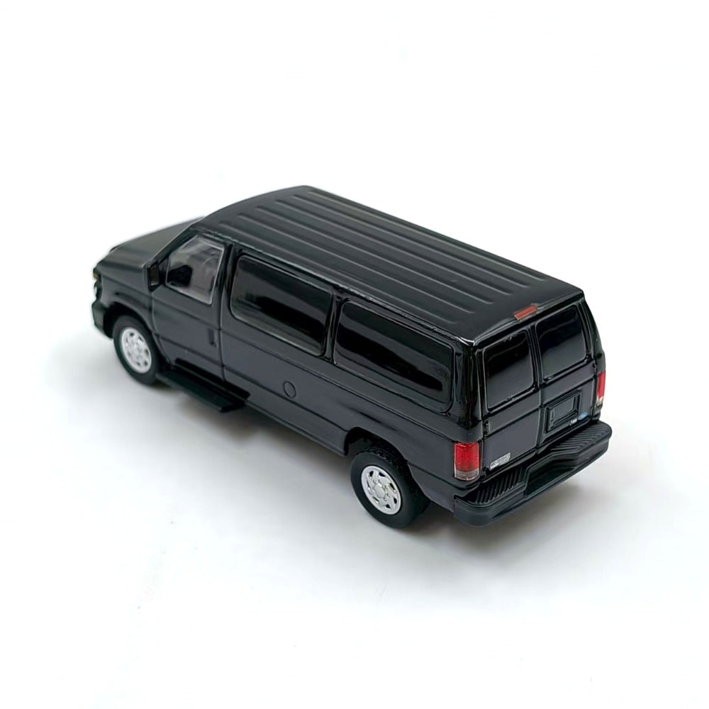 1/64 Scale Ford E-Series Econoline E-350 Van NYPD Diecast Model Car
