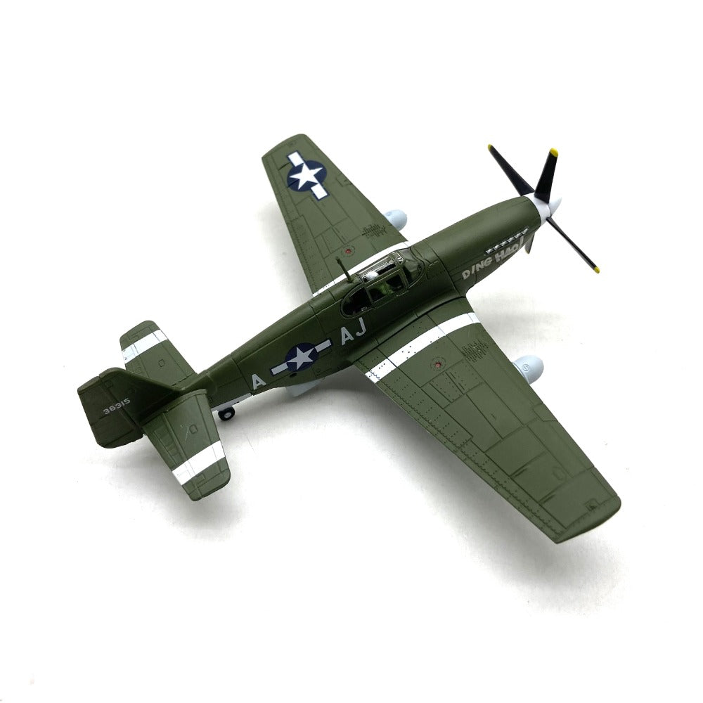 1/72 Scale North American P-51B Mustang James Howell Howard WWII Fighter Aircraft Diecast Model