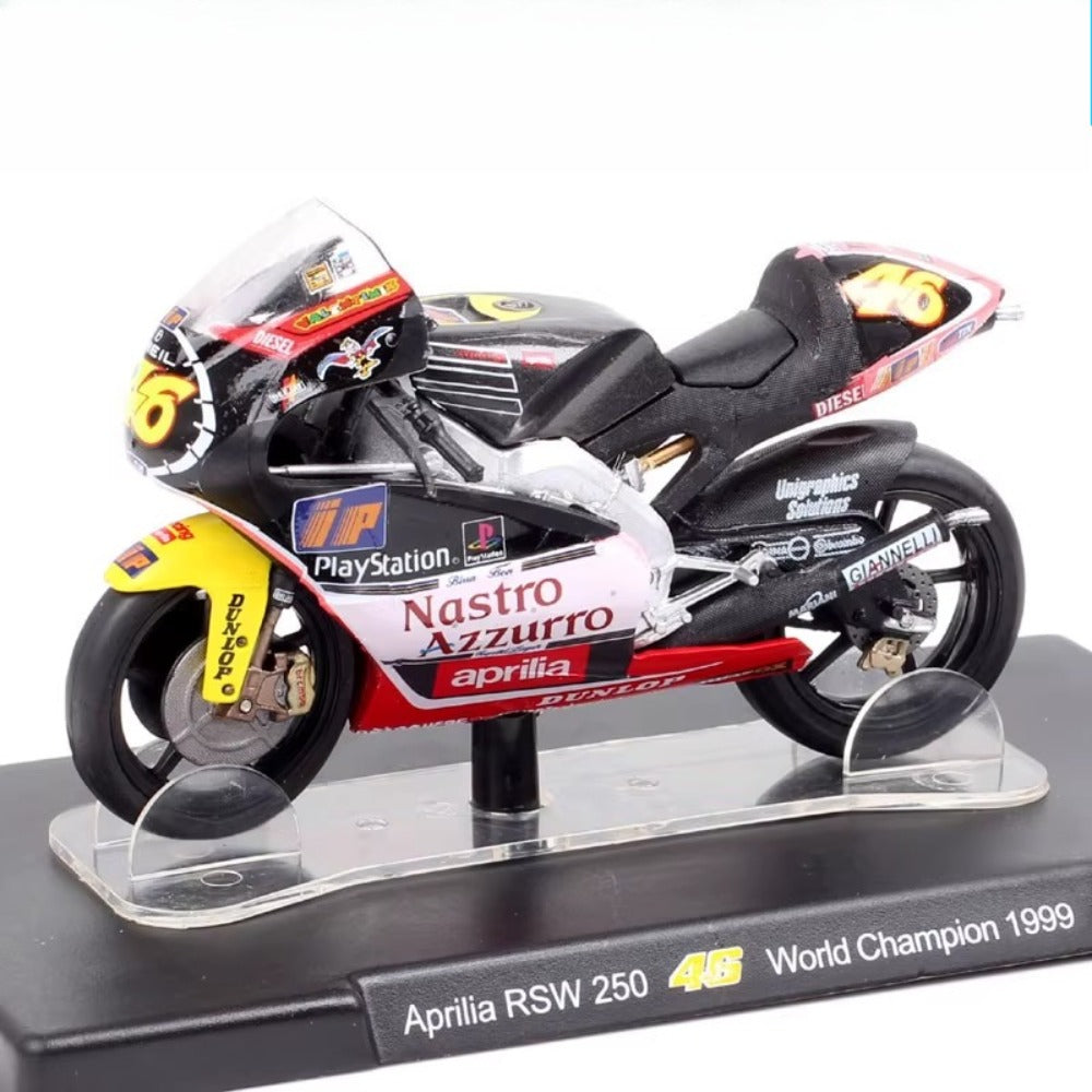 1/18 Scale 1999 Aprilia RSW 250 World Championship Motorcycle Diecast Model