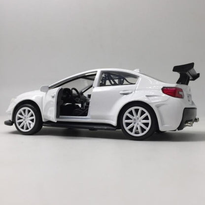 1/32 Scale Subaru WRX STI Sports Car Diecast Model