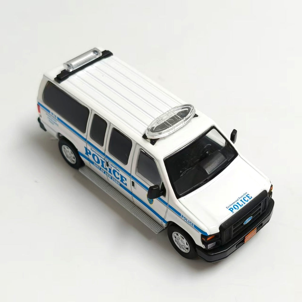 1/64 Scale Ford E-Series E-350 Van New York City DEP Department of Environmental Protection Police Diecast Model