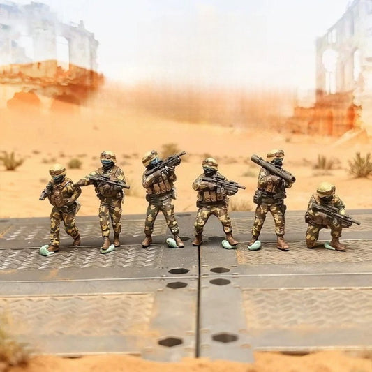 1/72 Scale Special Force Soldiers Painted Figurines for Model Dioramas