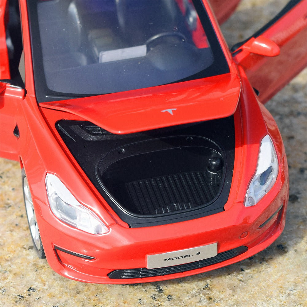 1/24 Scale Tesla Model 3 Electric Car Diecast Model