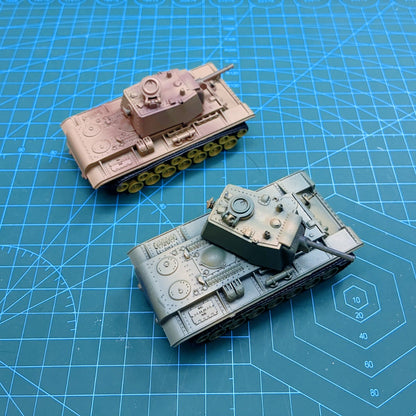 1/72 Scale Kliment Voroshilov KV-1 Soviet Heavy Tank Pre-built Plastic Collectible Model
