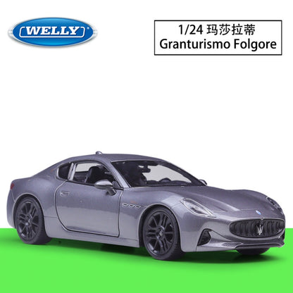 1/24 Scale 2023 Maserati GranTurismo Folgore Grand Tourer Diecast Model Car