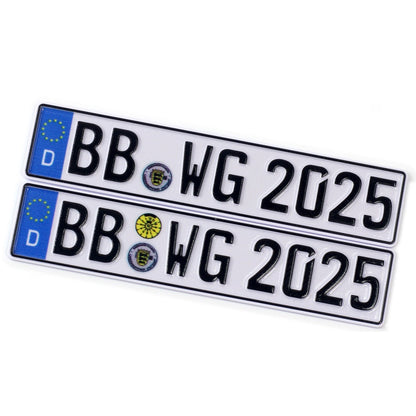 Custom License Plates Sticker for Scale Model Vehicles 1/8 1/10 1/12 1/18 1/24 1/32 1/36 1/43 1/64 1/76 Toy Cars