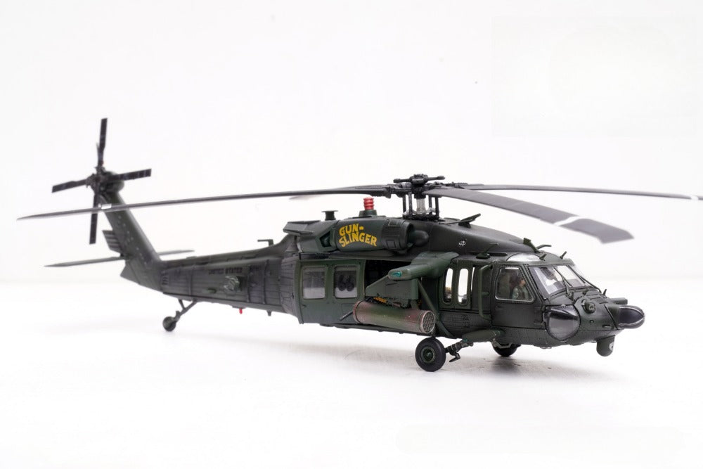 1/72 Scale Sikorsky MH-60L Black Hawk Military Utility Helicopter US Army Super 66 Gunslinger Diecast Model