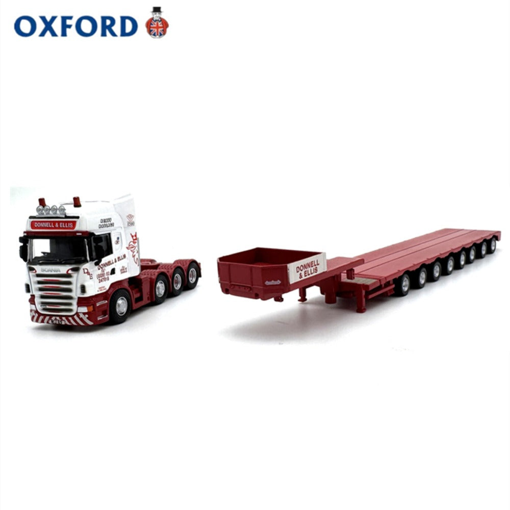 1/76 Scale Scania Donnell & Ellis Low Loader Diecast Model