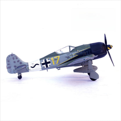 1/72 Scale Focke-Wulf Fw 190 A WWII German Fighter Aircraft 17# Barth Diecast Model