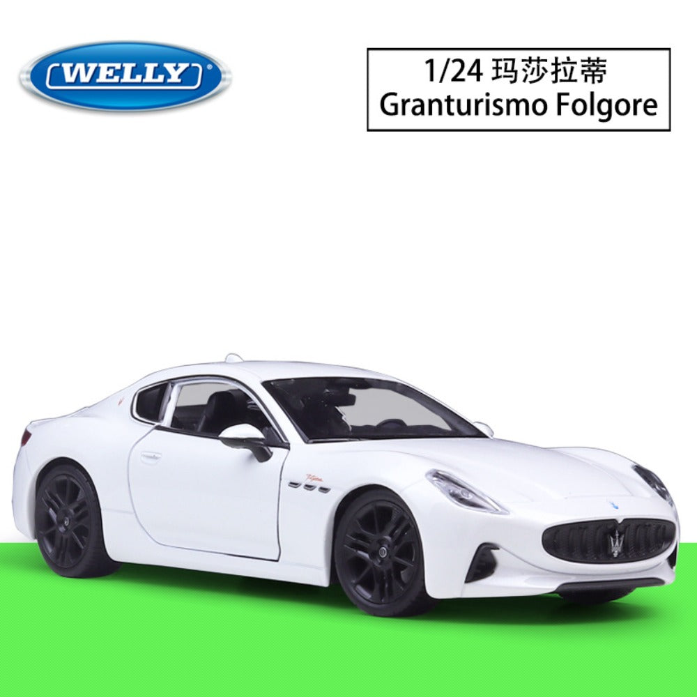 1/24 Scale 2023 Maserati GranTurismo Folgore Grand Tourer Diecast Model Car