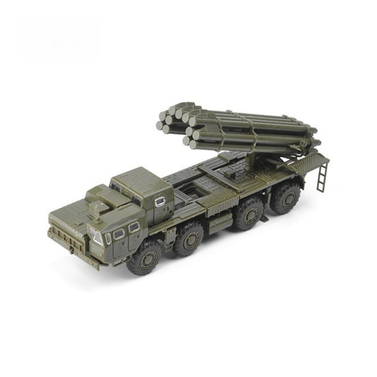 1/72 Scale BM-30 9K58 Smerch Tornado Russian Multiple Rocket Launcher Pre-built Plastic Collectible Model