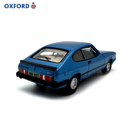 1/76 Scale Ford Capri Mk3 Blue Diecast Model Car