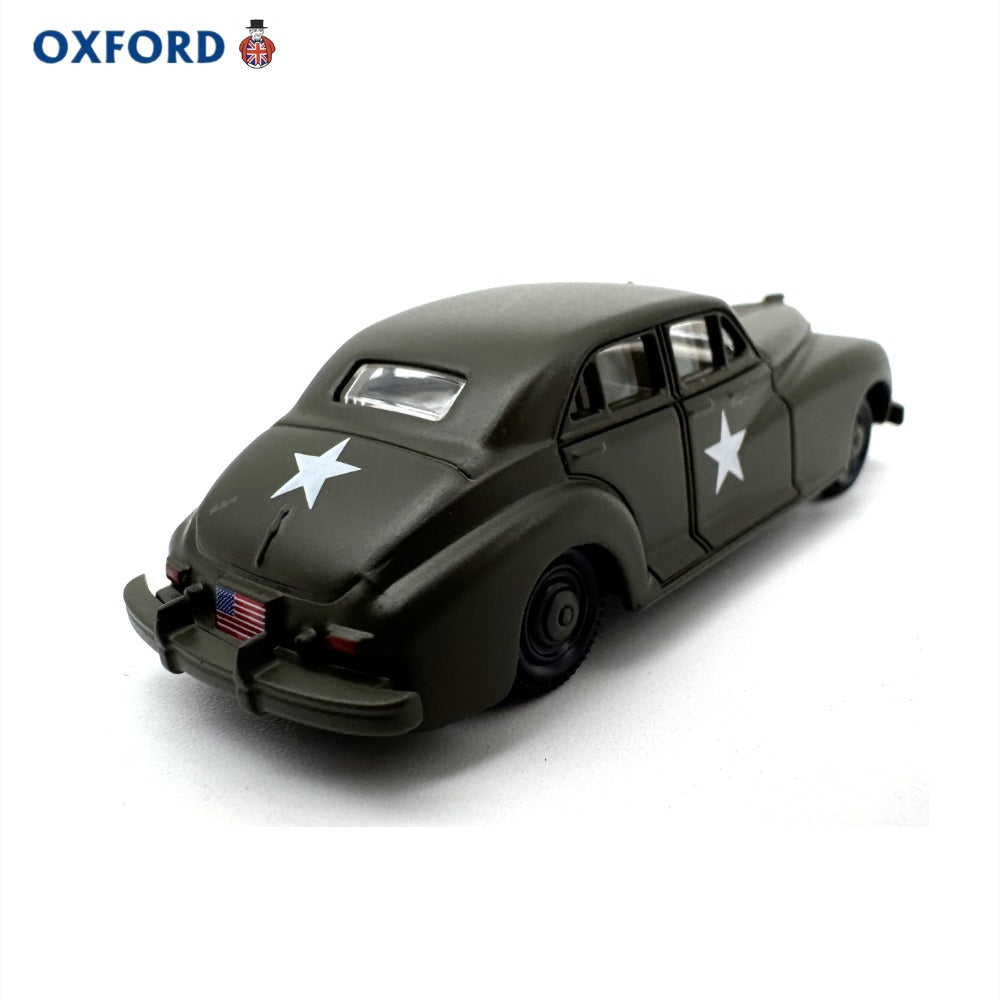 1/87 Scale 1942 Packard Clipper Touring Sedan US Army Staff Car Diecast Model