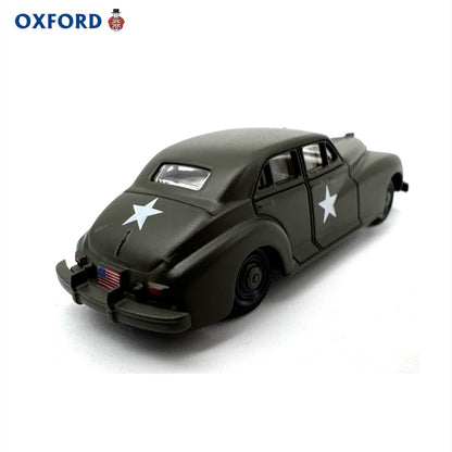 1/87 Scale 1942 Packard Clipper Touring Sedan US Army Staff Car Diecast Model