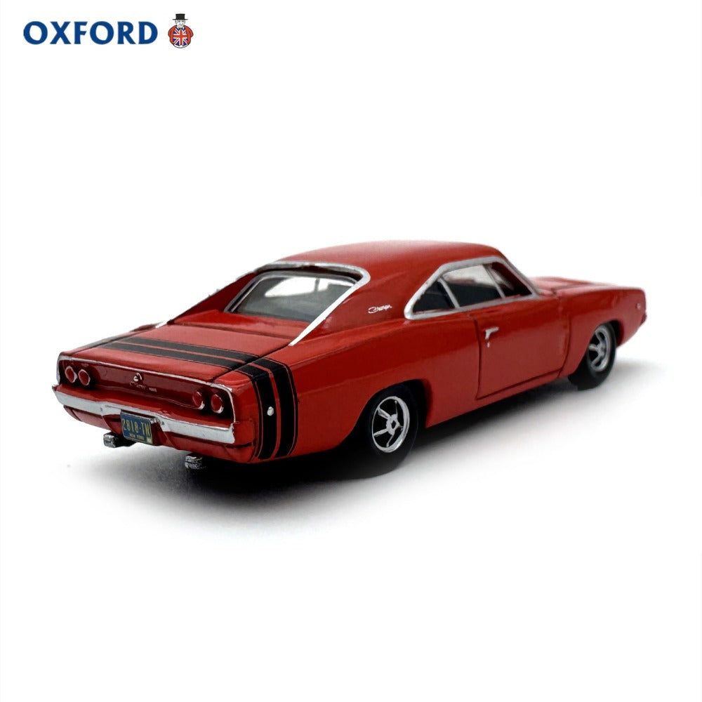 1/87 Scale 1968 Dodge Charger Mid-size Muscle Car Diecast Model