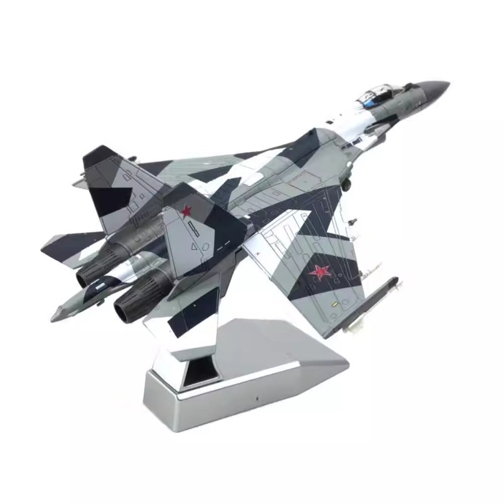1/100 Scale Sukhoi Su-35 Super Flanker Fighter Diecast Model Aircraft