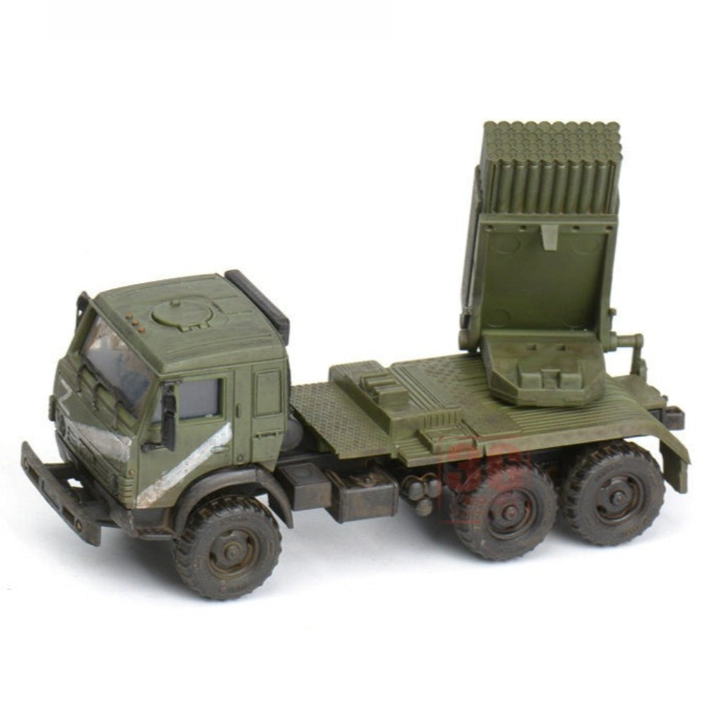 1/72 Scale KamAZ-5350 Mustang Russian Military Truck Pre-built Plastic Collectible Model