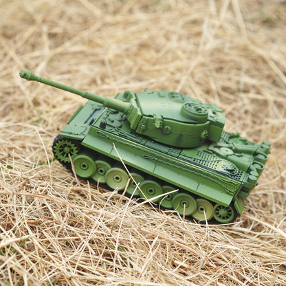 1/72 Scale Tiger I WWII German Heavy Tank Panzerkampfwagen VI Ausf. E Pre-built Plastic Collectible Model