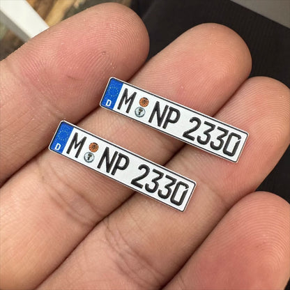 Custom License Plates Sticker for Scale Model Vehicles 1/8 1/10 1/12 1/18 1/24 1/32 1/36 1/43 1/64 1/76 Toy Cars