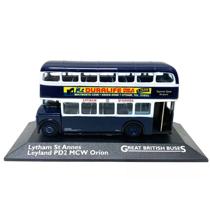 1/76 Scale Leyland Titan PD2 MCW Orion Double-Decker Lytham St Annes Bus Diecast Model