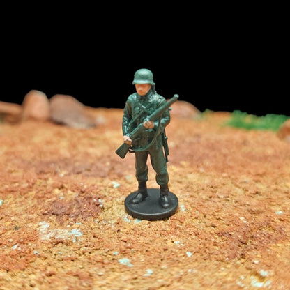 1/72 Scale WWII German Army Soldiers Painted Figurines for Model Dioramas