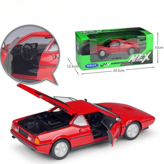 1/24 Scale BMW M1 Sports Car Diecast Model