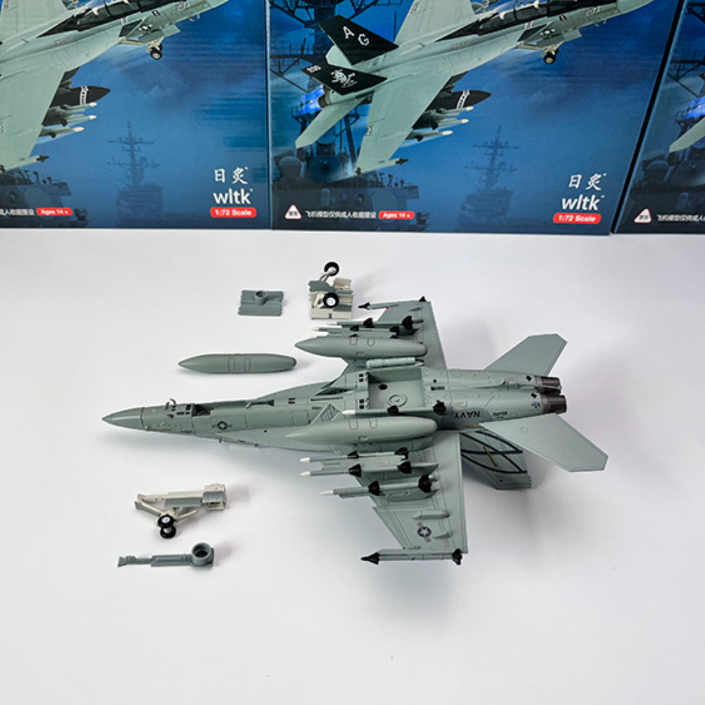1/72/100 Scale F/A-18F Super Hornet US Navy Carrier-Based Multirole Fighter Diecast Model Aircraft