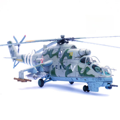 1/72 Scale Mil Mi-24V Attack Helicopter Russo-Ukrainian War Zaporizhzhia Diecast Model Aircraft