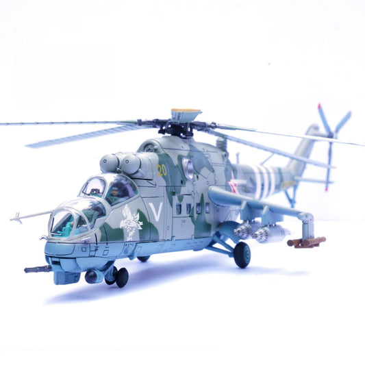 1/72 Scale Mil Mi-24V Attack Helicopter Russo-Ukrainian War Zaporizhzhia Diecast Model Aircraft