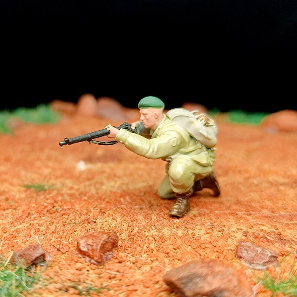 1/72 Scale Soldiers Painted Figures Set for Model Dioramas