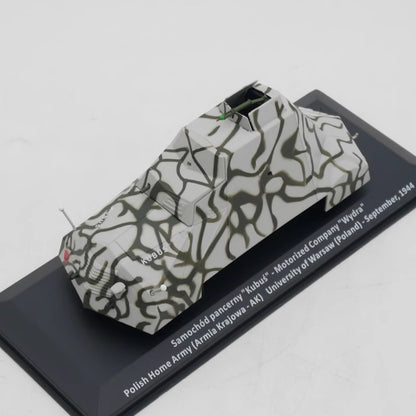 1/43 Scale 1944 Kubuś WWII Polish Improvised Fighting Vehicle Diecast Model