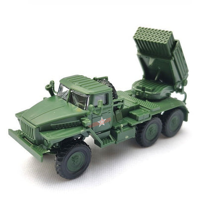 1/72 Scale BM-21 Grad Russian Multiple Rocket Launcher Pre-built Plastic Collectible Model