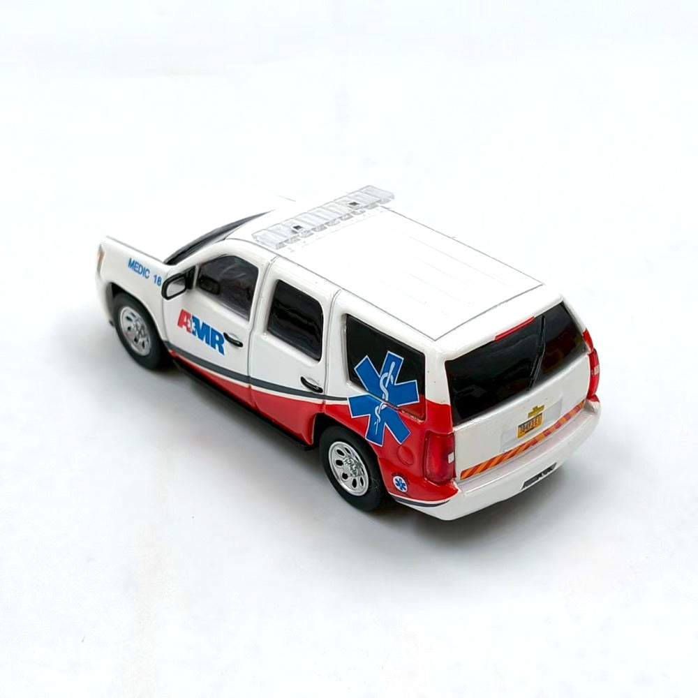 1/64 Scale Chevrolet Tahoe AMR American Medical Response Diecast Model Car