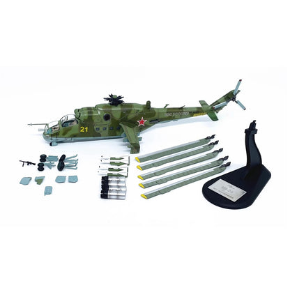 1/72 Scale Mil Mi-24P Helicopter Russian Air Force Khmeimim Air Base Diecast Model