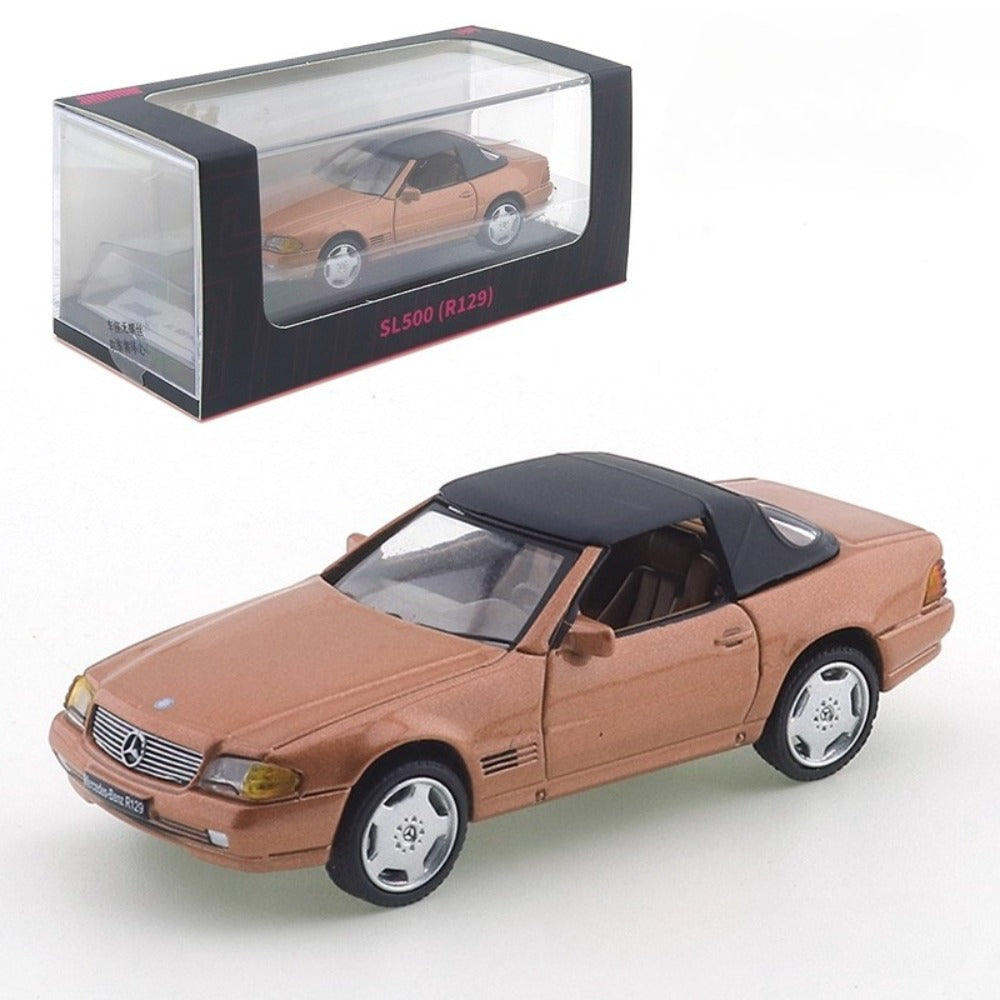 1/64 Scale Mercedes-Benz R129 SL500 Convertible Diecast Model Car
