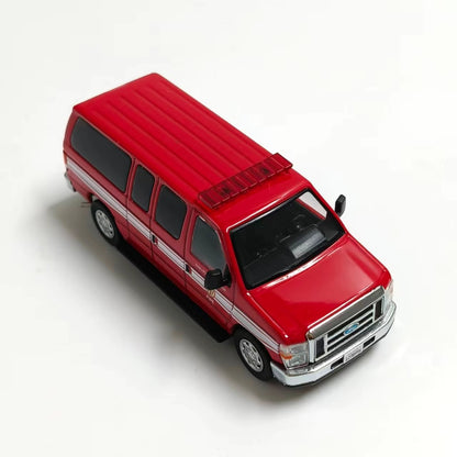 1/64 Scale Ford E-Series Los Angeles Fire Department Van Diecast Model Car