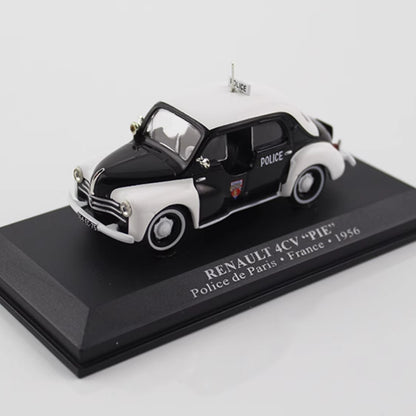 1/43 Scale 1956 Renault 4CV Pie France Police Car Diecast Model