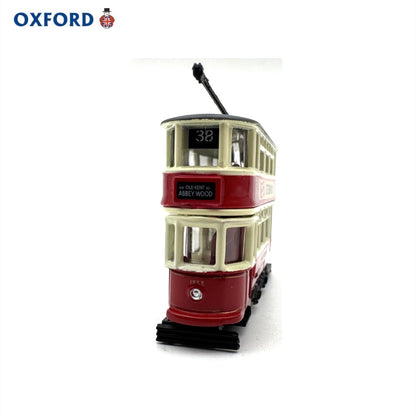 1/148 Scale No. 38 London Tram Double-Decker Bus Diecast Model