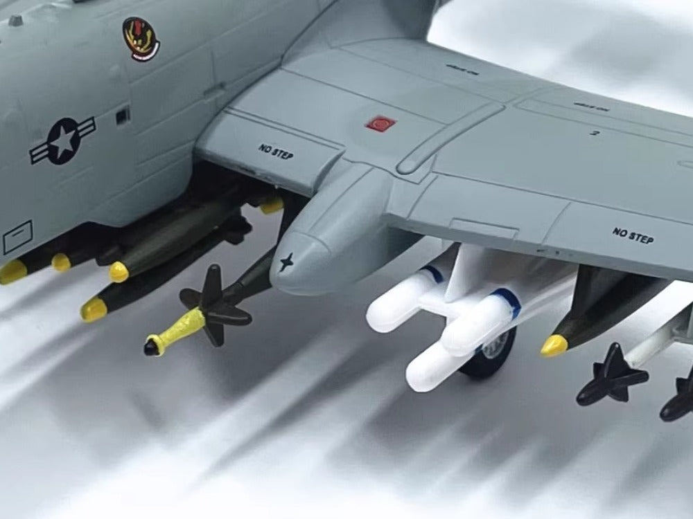 1/100 Scale A-10C Thunderbolt II Warthog USAF Close Air Support Attack Aircraft Diecast Model