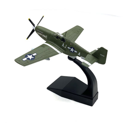 1/72 Scale North American P-51B Mustang James Howell Howard WWII Fighter Aircraft Diecast Model